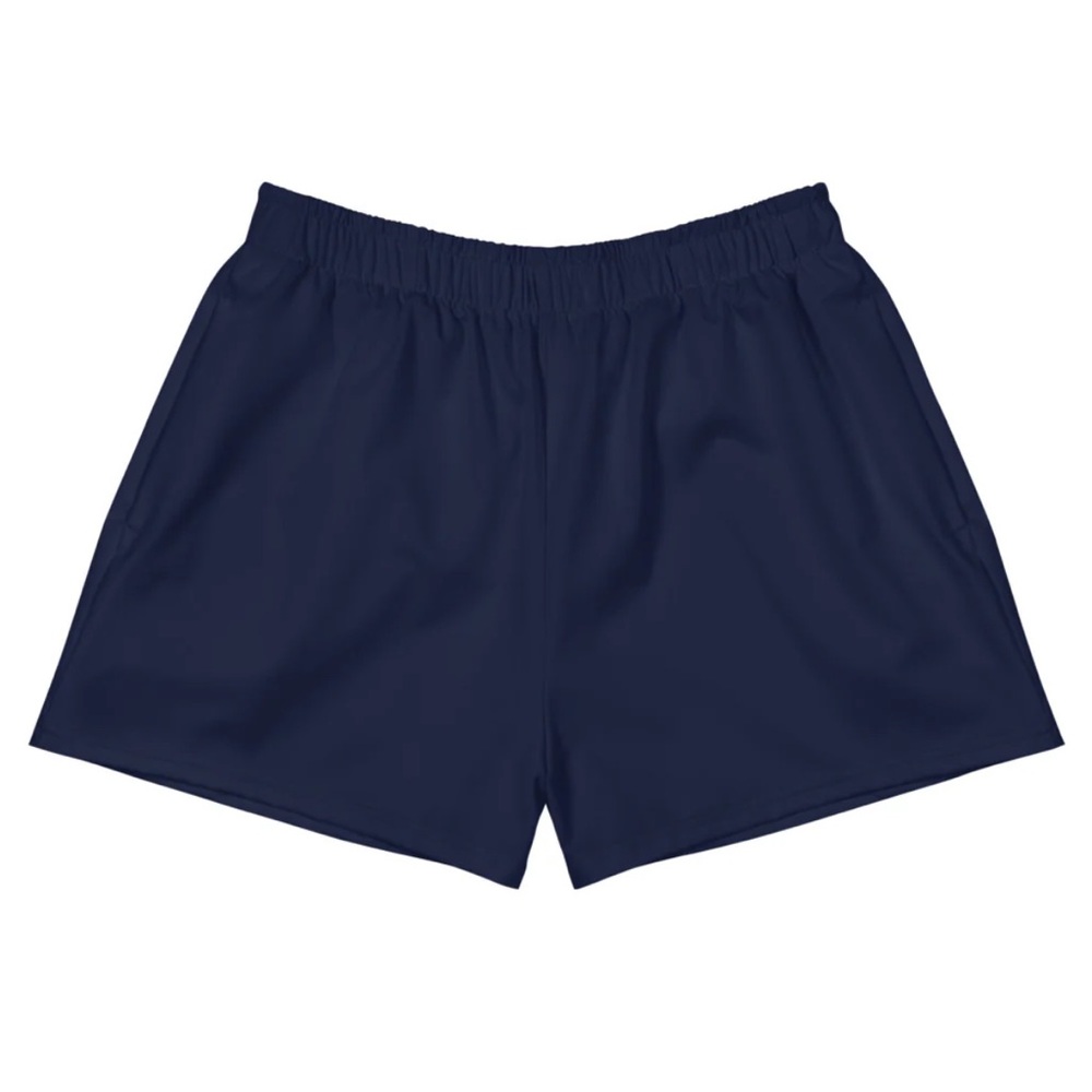 Lands' End Blue Mid Rise Elastic Shorts - Size 14P